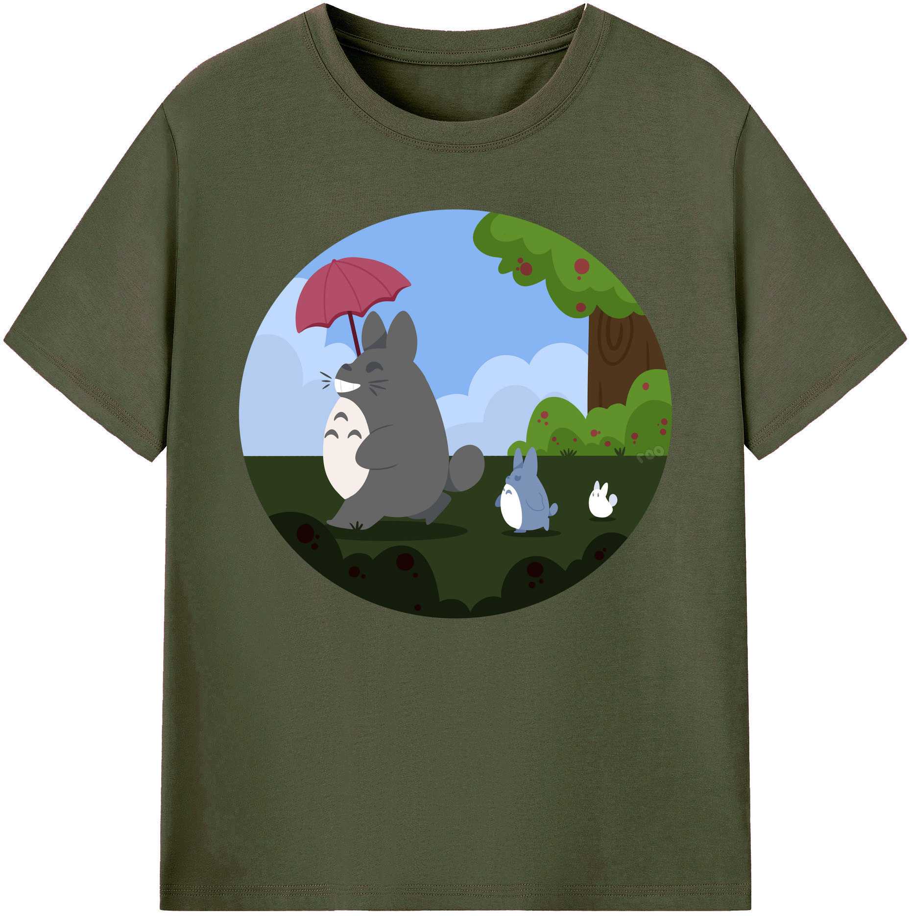 （画像用） となりのトトロ 草壁メイ 草壁サツキ My Neighbor Totoro Satsuki Kusakabe Mei Kusakabe 綿100％ メンズ半袖Tシャツ｜肌触りやわらか＆通気性